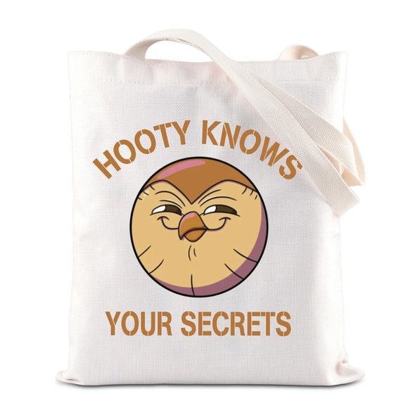 Owl Movie Tote Bag Owl Hooty Fans Gift Hooty Cartoon Character Lover :) - Picture 1 of 6